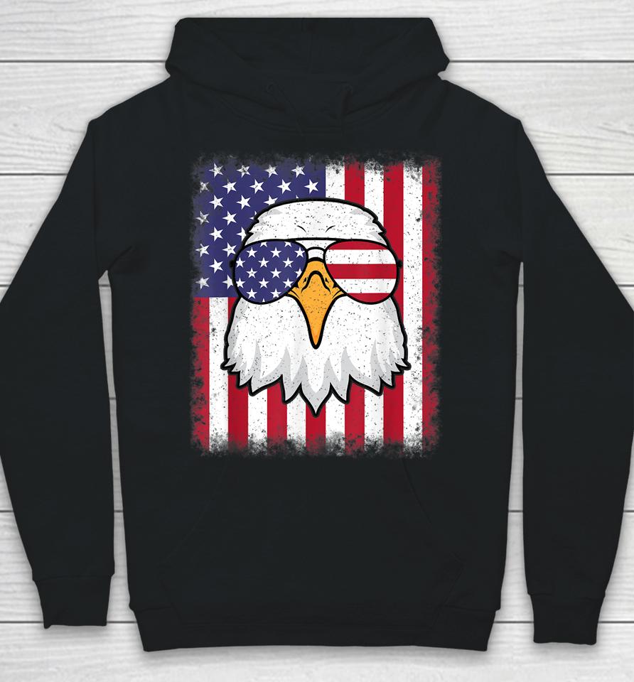 4Th Of July American Flag Patriotic Eagle Usa Hoodie