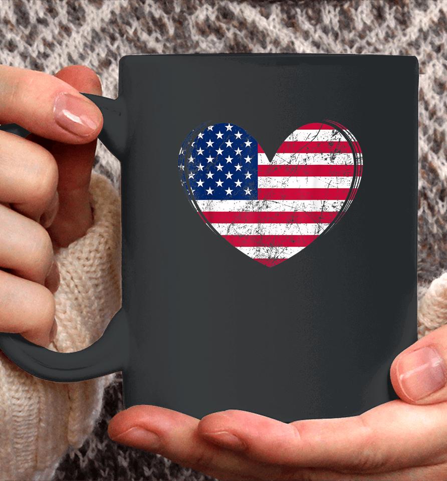 4Th Of July American Flag Patriotic Coffee Mug