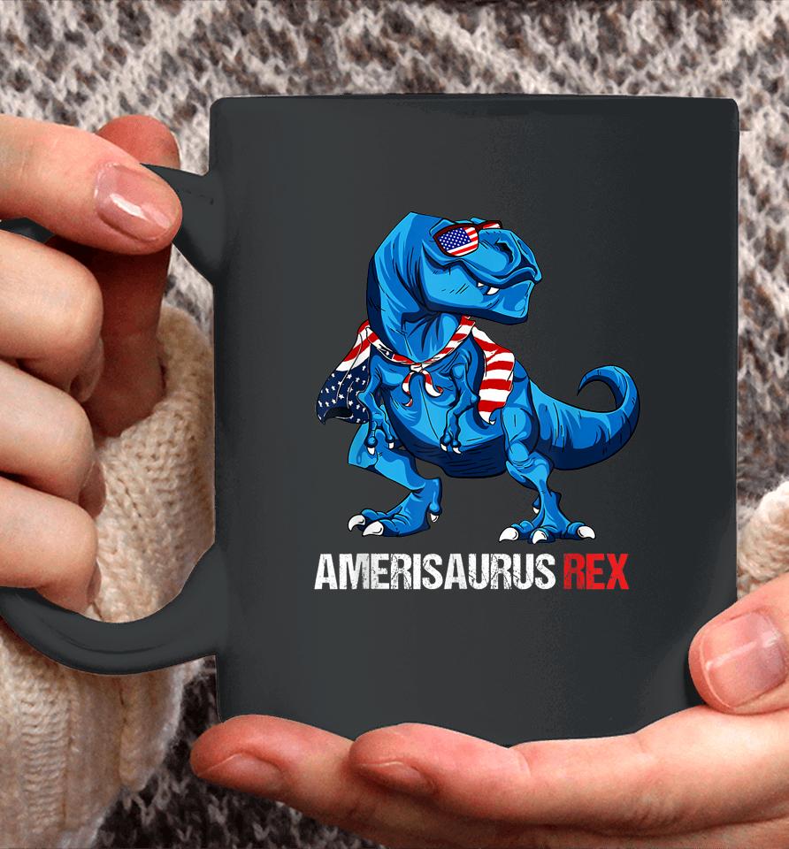 4Th Of July Amerisaurus Rex Funny Dinosaur Gifts Coffee Mug