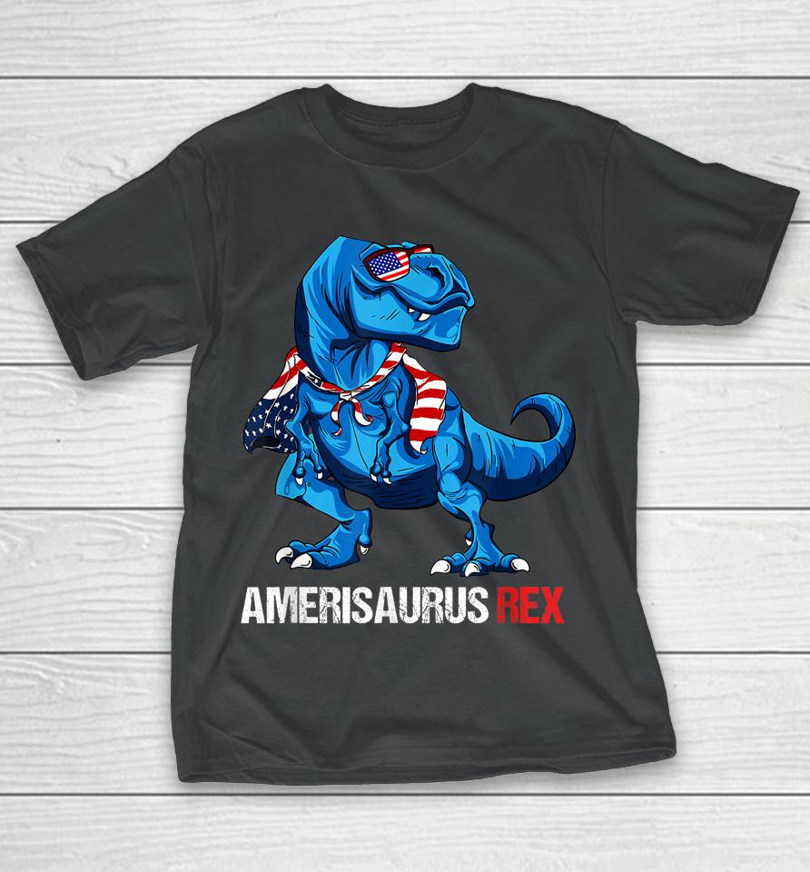4Th Of July Amerisaurus Rex Funny Dinosaur Gifts T-Shirt