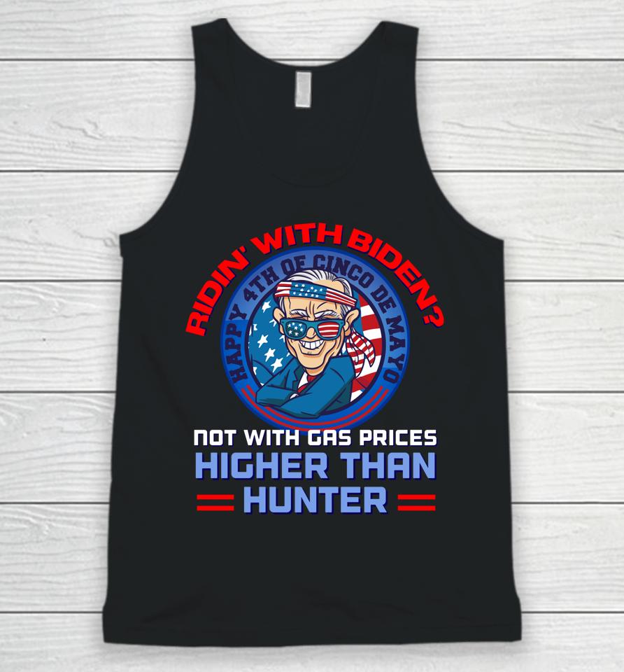 4Th Of July Build Back Better Biden Gas Prices Maga Trump Unisex Tank Top
