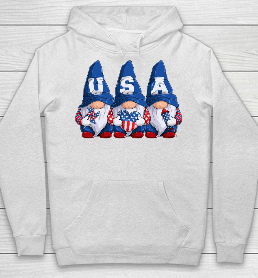 4Th Of July Gnomes America Independence Day Patriot Usa Hoodie