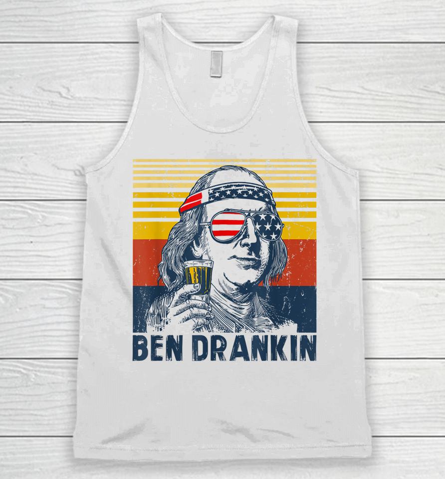 4Th Of July Independence Day Shirt Ben Drankin 4Th Of July Unisex Tank Top