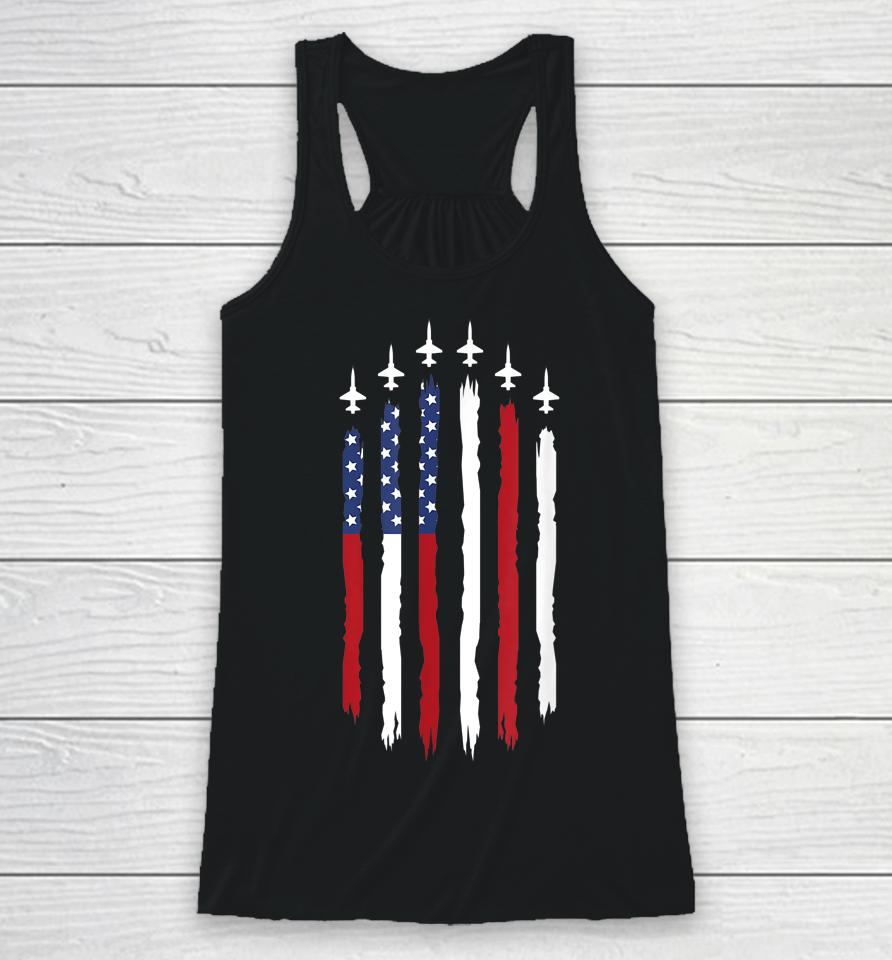 4Th Of July Red White Blue Racerback Tank