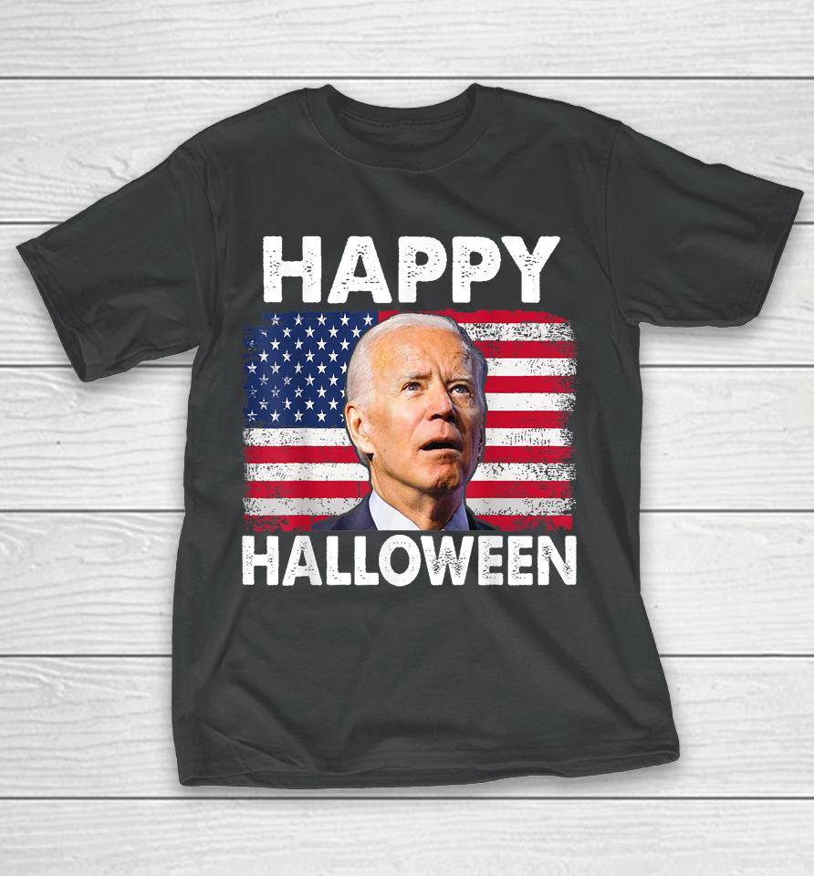 4Th Of July Shirt Happy Halloween Confused 4Th Of July 2023 T-Shirt