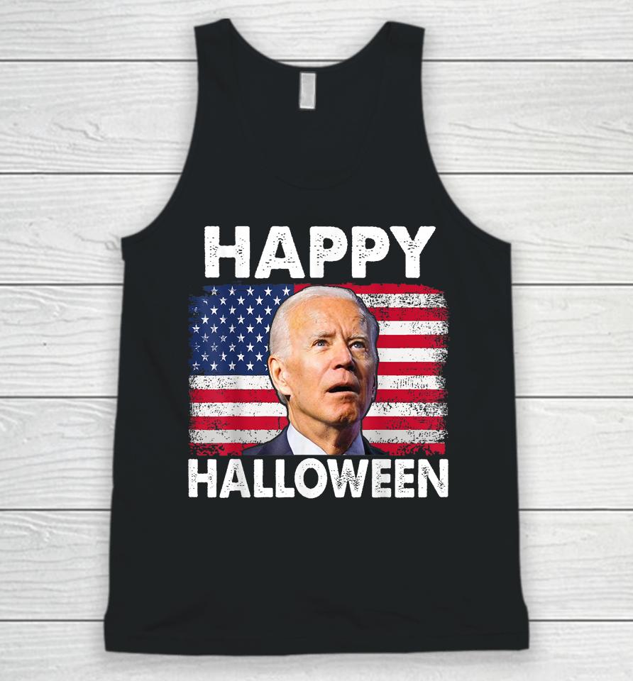 4Th Of July Shirt Happy Halloween Confused 4Th Of July 2023 Unisex Tank Top