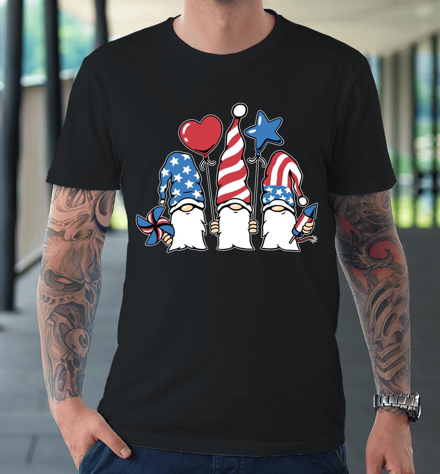 4Th Of July  Women Outfits For Men Patriotic Gnomes Premium T-Shirt
