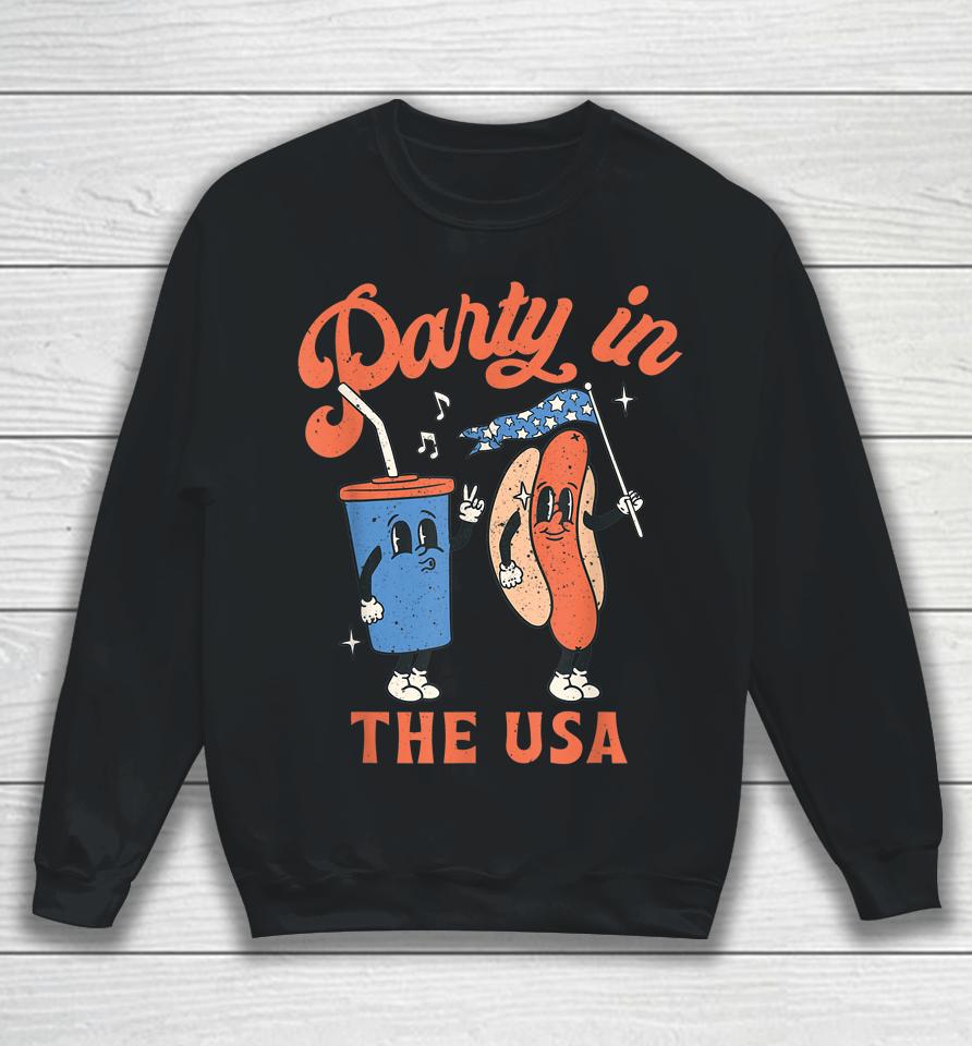 4Th Of July T-Shirt For Hotdog Lover Party In The Usa Sweatshirt