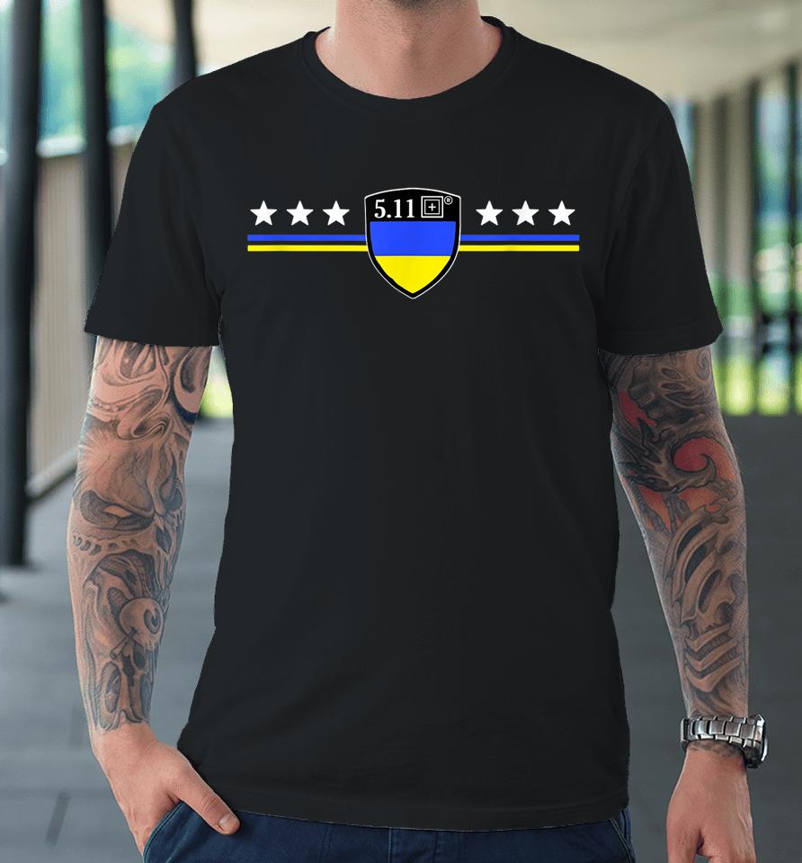 5 11 Ukraine Flag President Zelensky Premium T-Shirt