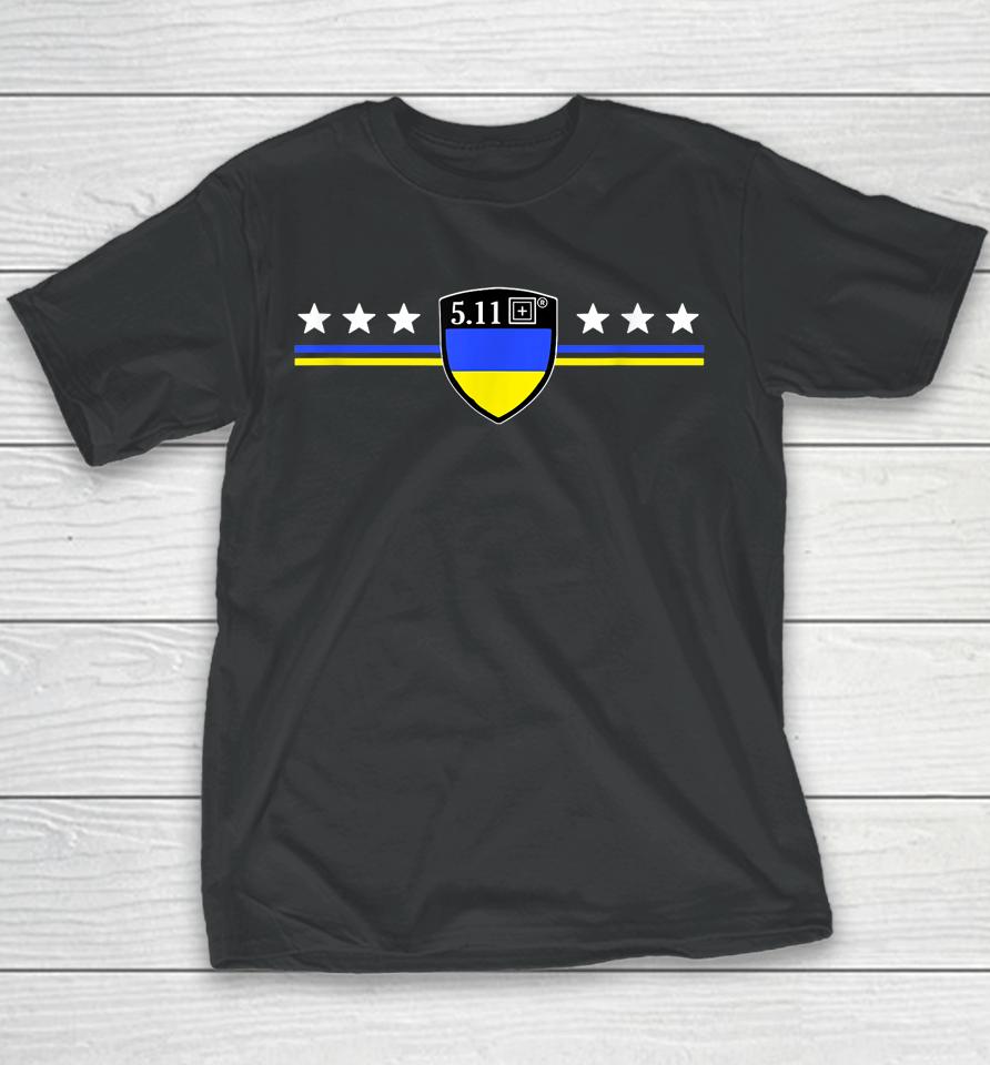 5 11 Ukraine Flag President Zelensky Youth T-Shirt