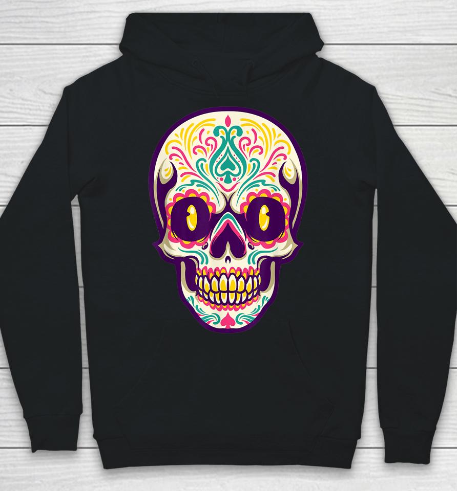 5 De Mayo Mexican Sugar Skull Cinco De Mayo Skull Hoodie