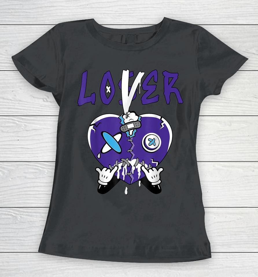 5 Retro Concord Tee Loser Lover Drip Heart Crying Concord 5S Women T-Shirt