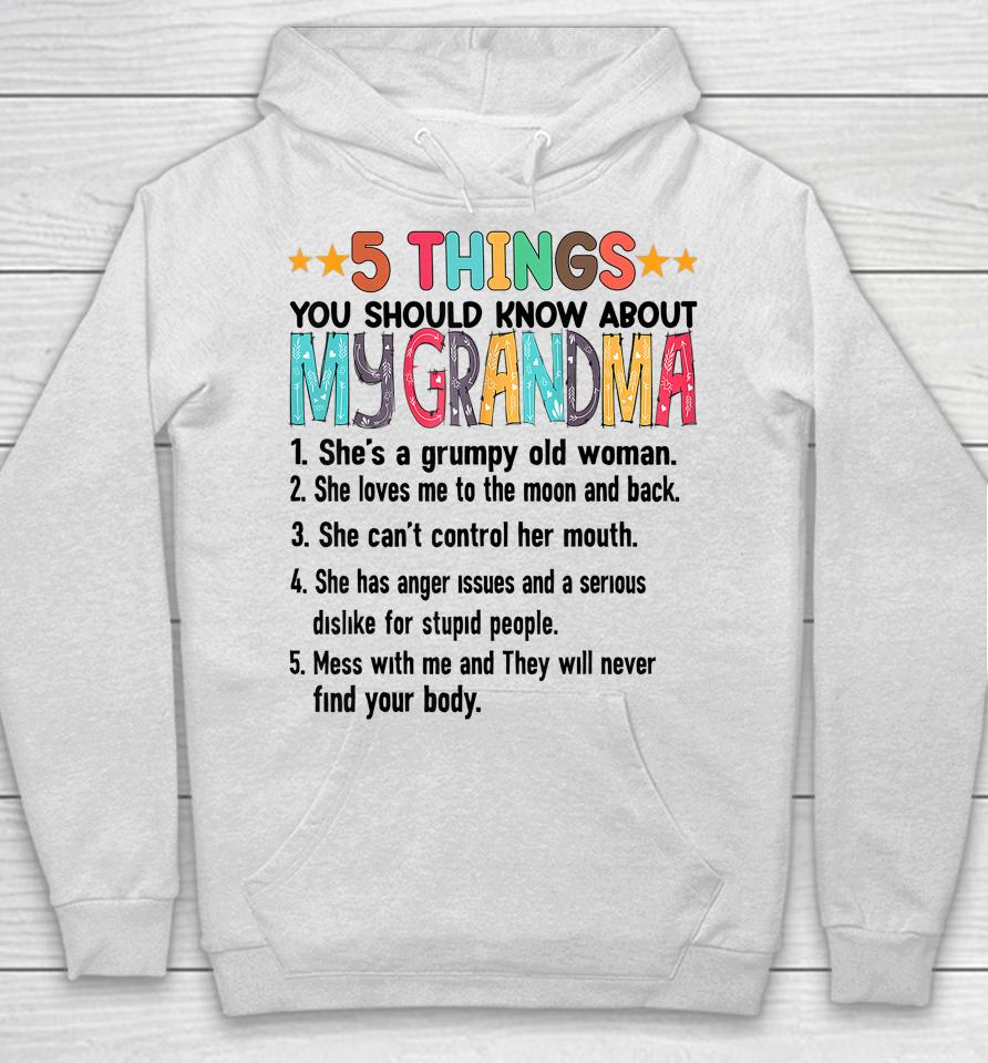 5 Things You Should Know About My Grandma Halloween Gifts Hoodie