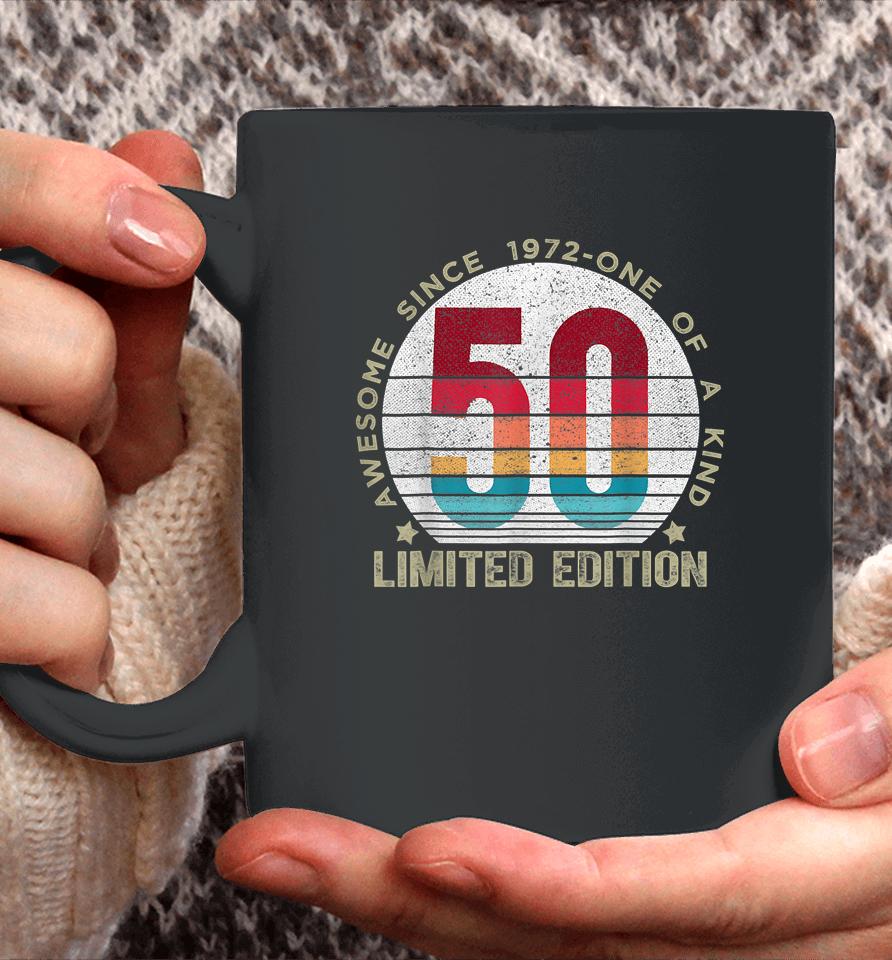 50 Year Old Vintage 1972 Retro Limited Edition 50Th Birthday Coffee Mug