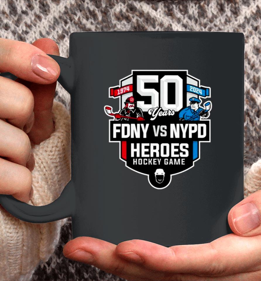50Th Heroes Hockey Game Fdny Vs Nypd Coffee Mug