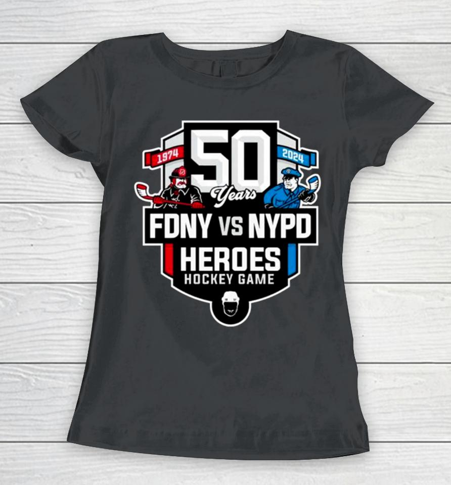 50Th Heroes Hockey Game Fdny Vs Nypd Women T-Shirt