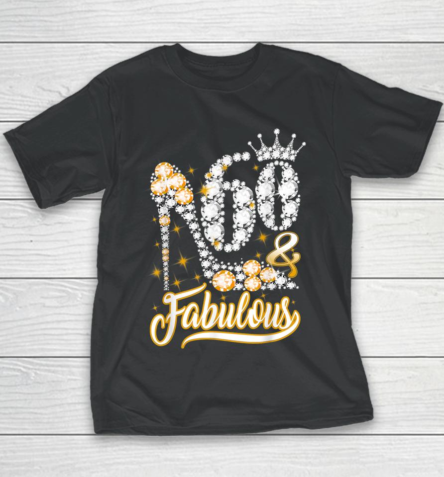 60 &Amp; Fabulous 60 Years Old Gifts 60Th Birthday Youth T-Shirt