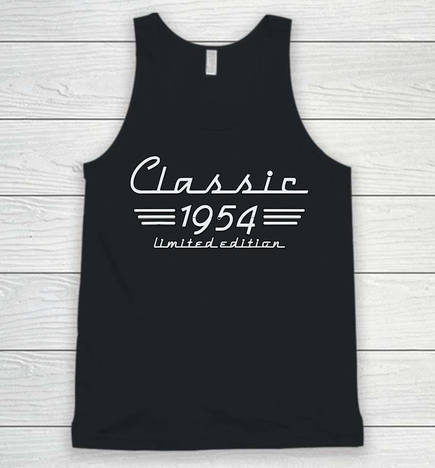 69 Year Old Gift Classic 1954 Limited Edition 69Th Birthday Unisex Tank Top