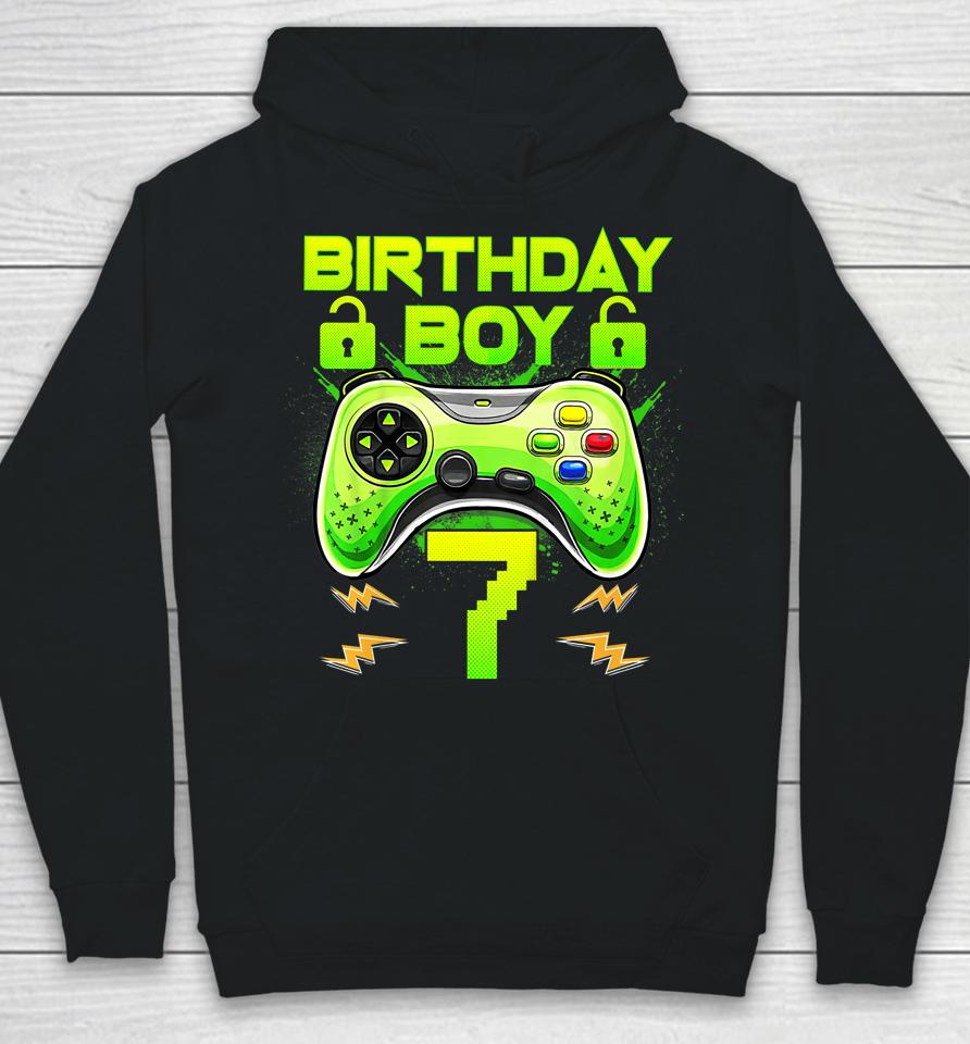 7 Year Old Gifts 7Th Birthday Boy Teens Video Gamer Gaming Hoodie