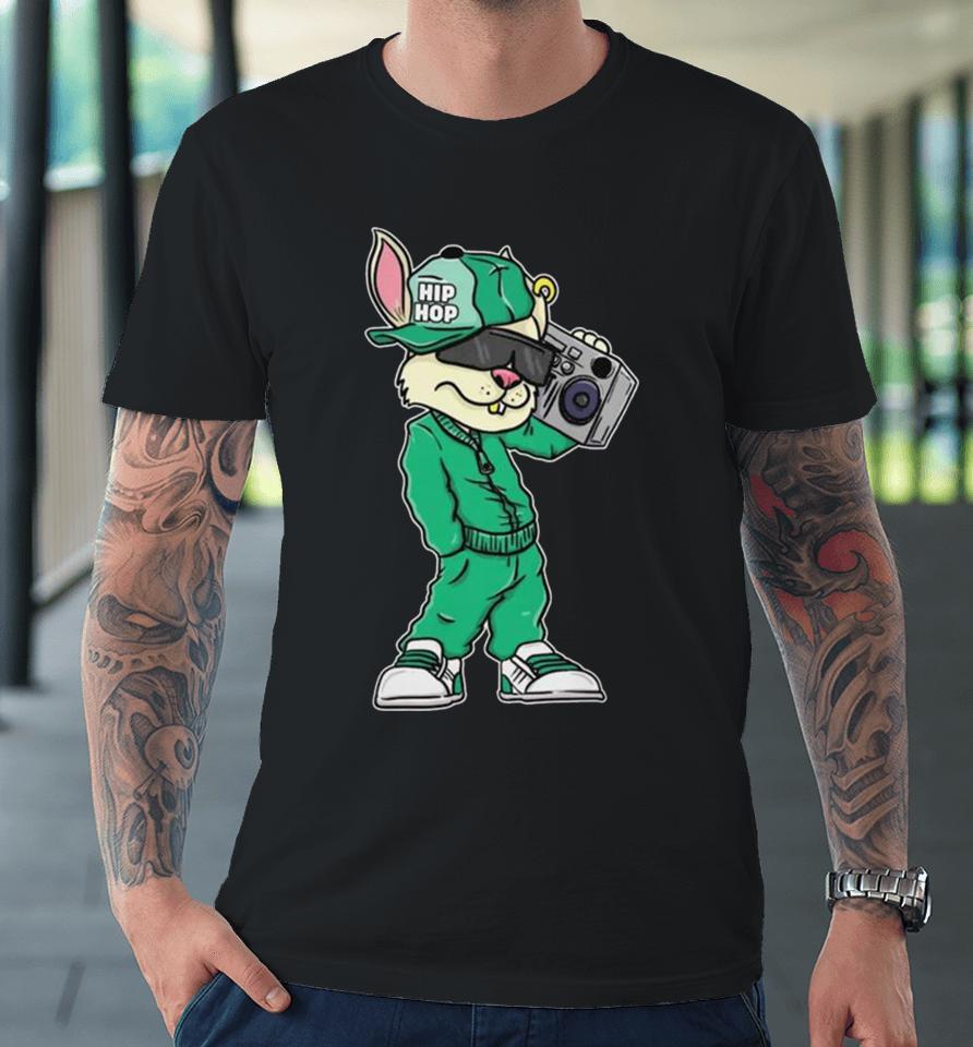 80S 90S Hip Hop Easter Bunny Rabbit Kid 2024 Premium T-Shirt