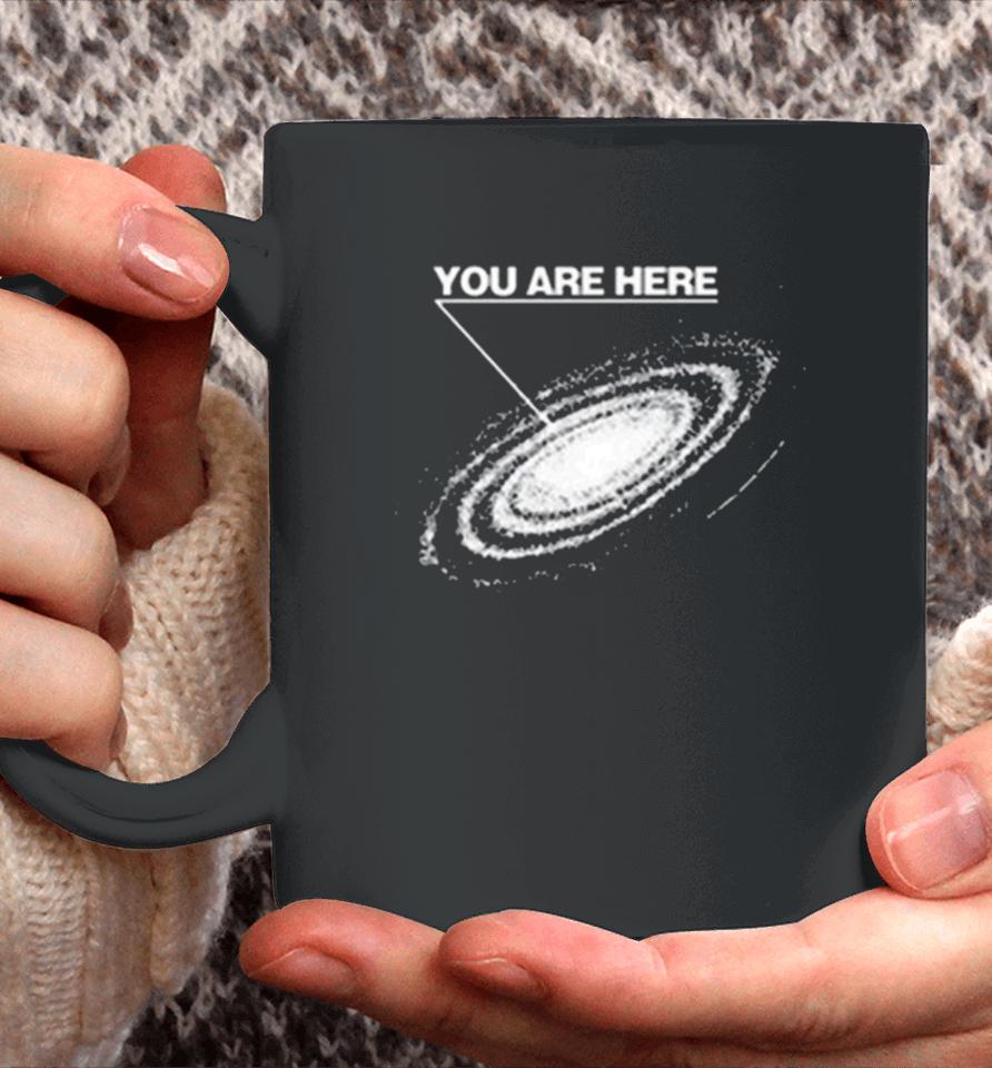 80’S ‘You Are Here’ Galaxy Coffee Mug