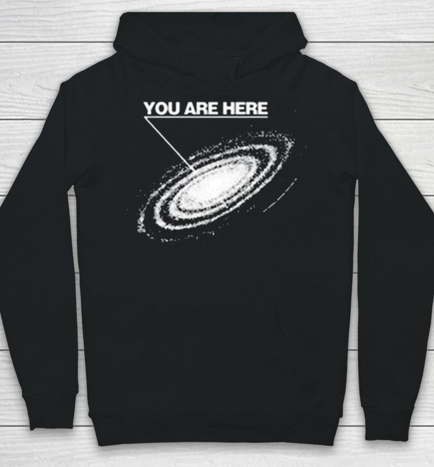 80’S ‘You Are Here’ Galaxy Hoodie