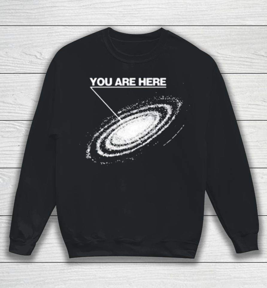 80’S ‘You Are Here’ Galaxy Sweatshirt