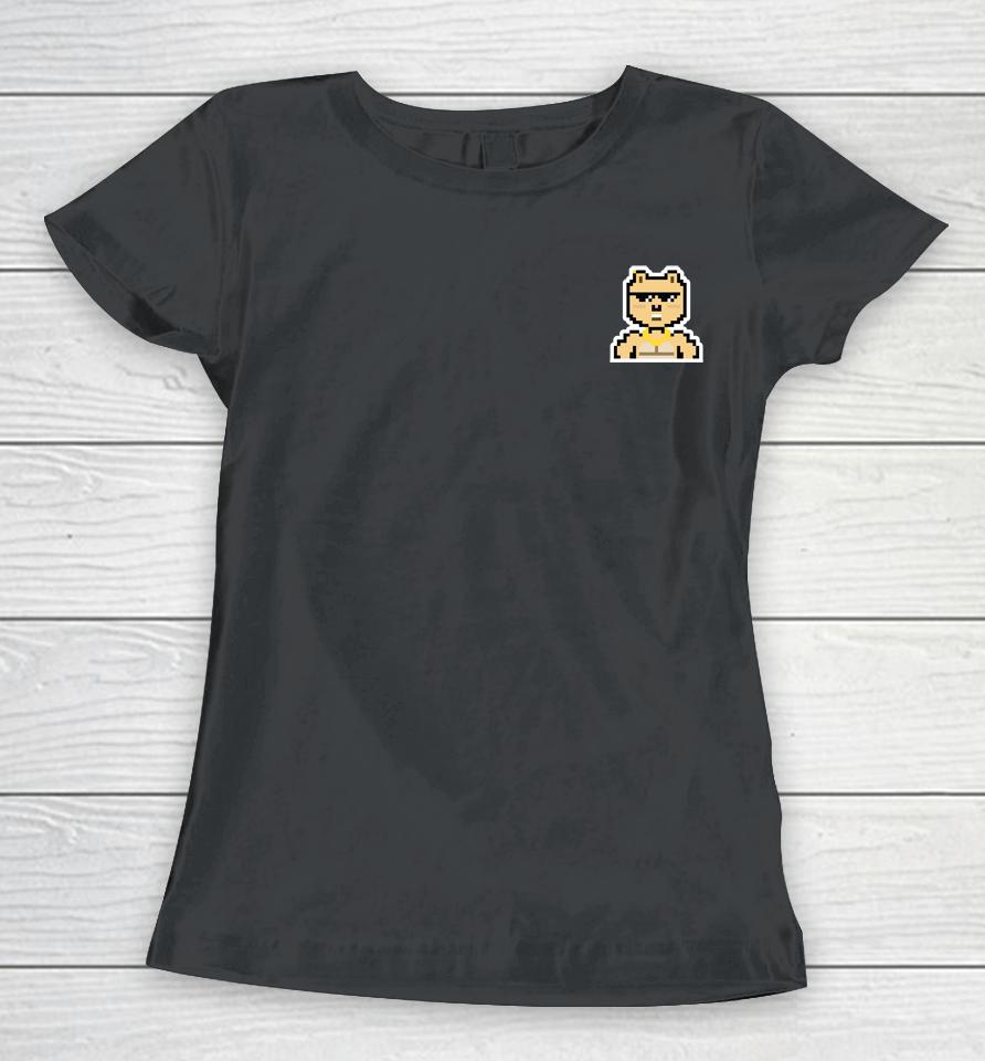 8Bit Hampter Bunker Branding Co Women T-Shirt