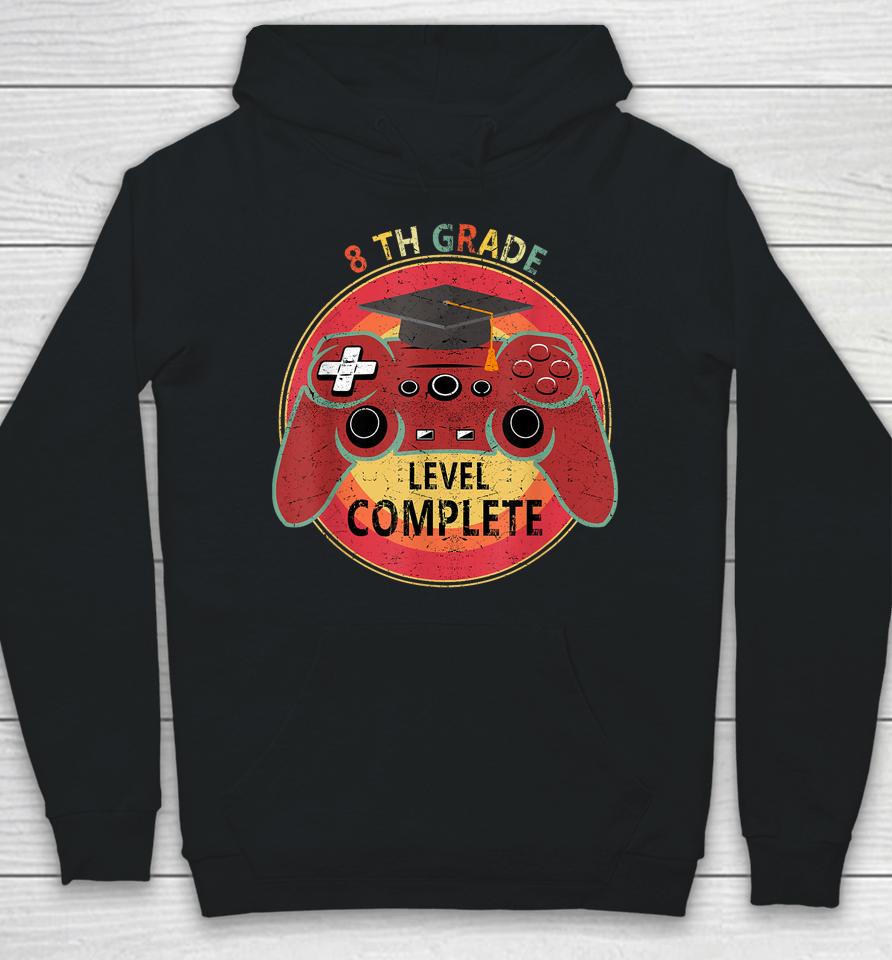 8Th Grade Level Complete Gamer Class Of 2023 Graduation Hoodie