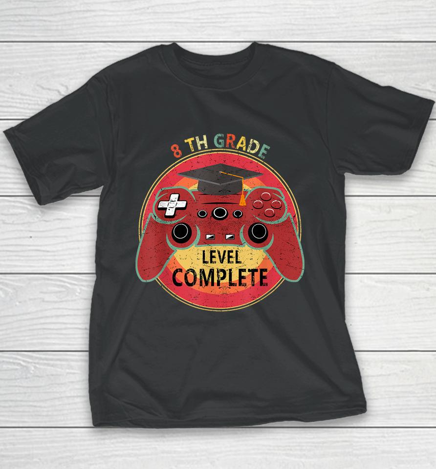 8Th Grade Level Complete Gamer Class Of 2023 Graduation Youth T-Shirt