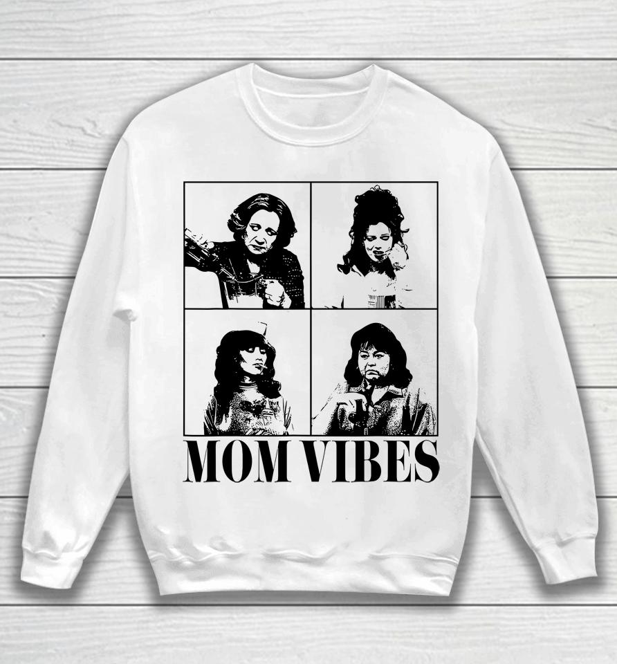 90'S Mom Vibes Vintage Funny Cool Mom Trendy Mother's Day Sweatshirt