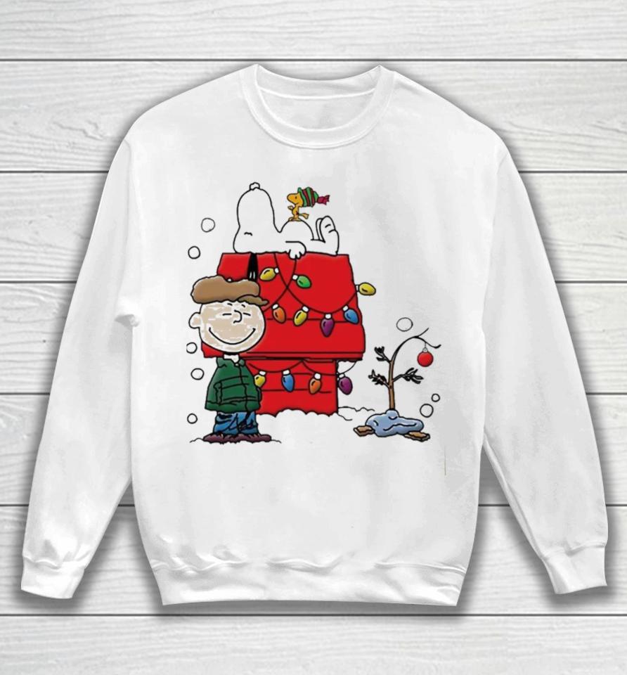 A Charlie Brown Christmas With Snoopy Dog Merry Christmas Sweatshirt