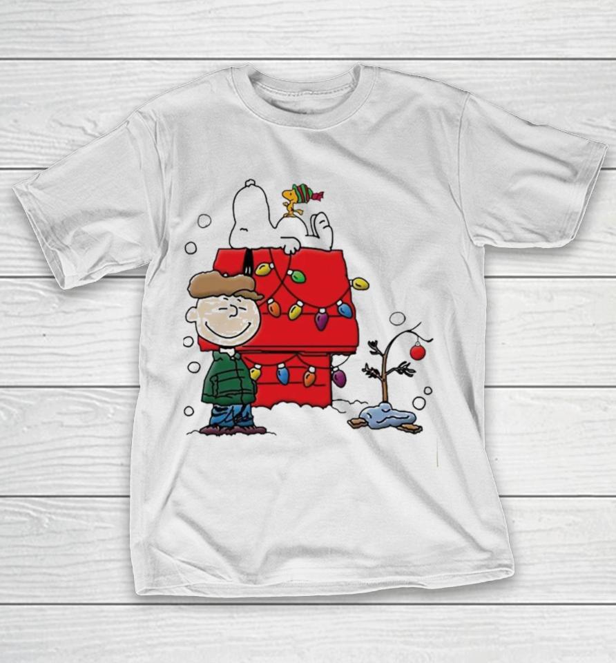 A Charlie Brown Christmas With Snoopy Dog Merry Christmas T-Shirt