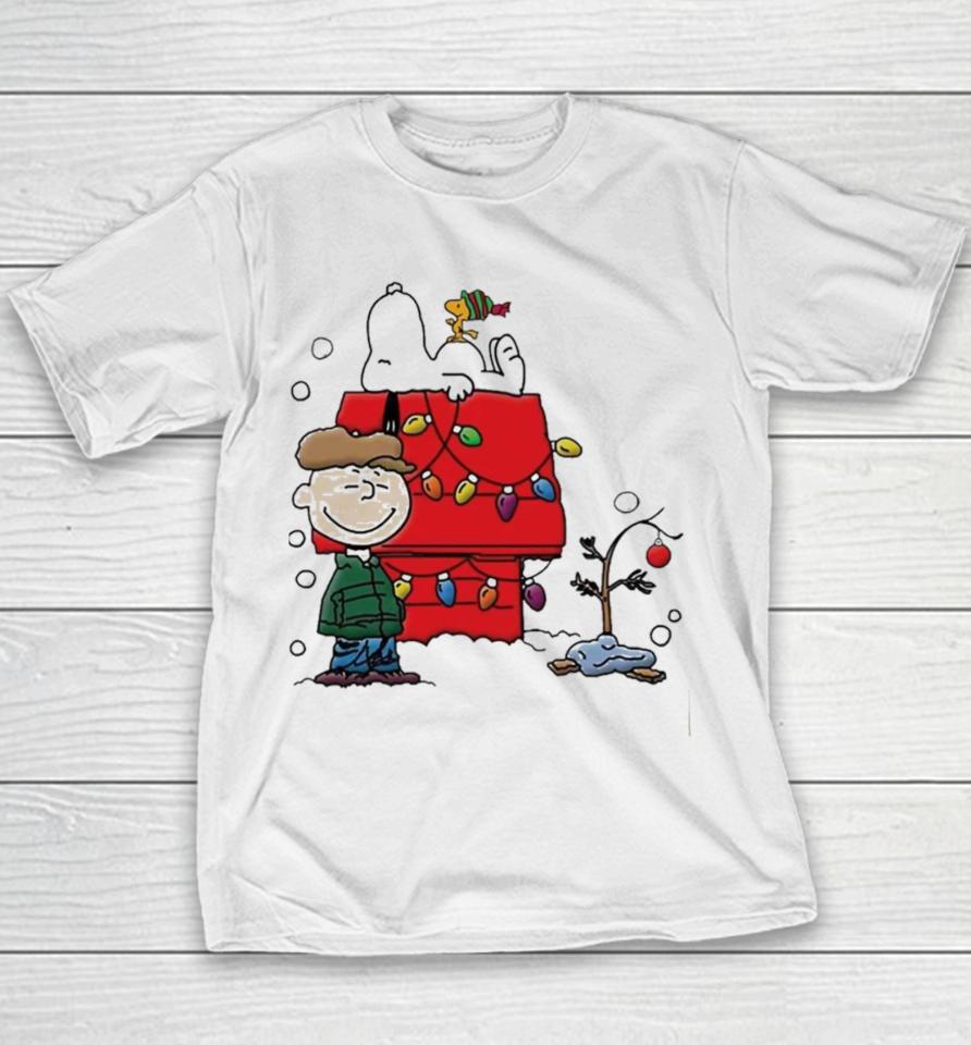 A Charlie Brown Christmas With Snoopy Dog Merry Christmas Youth T-Shirt