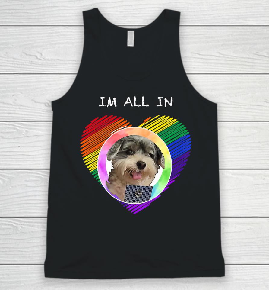 A Friend In Need Dog Playing Texas Hold 'Em Poker Love Dog Unisex Tank Top