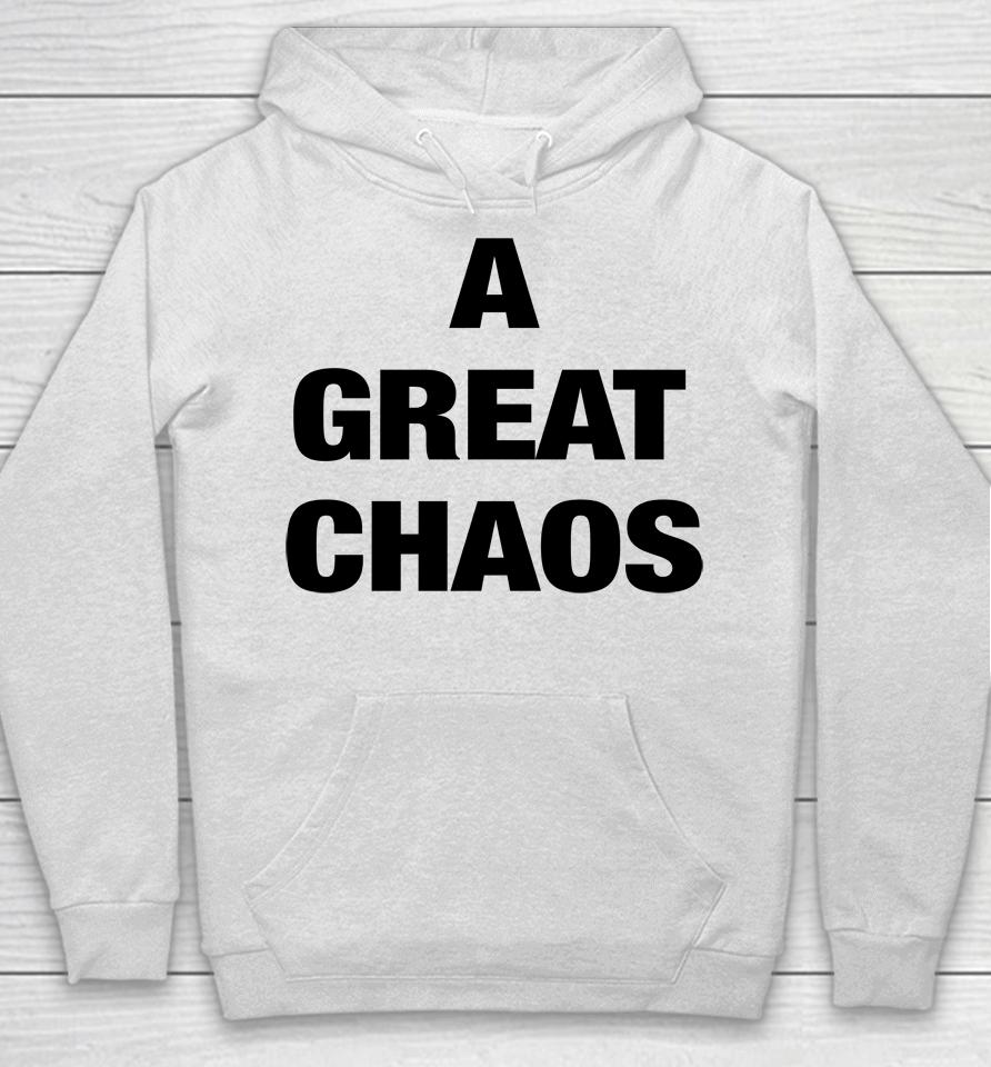 A Great Chaos White Hoodie