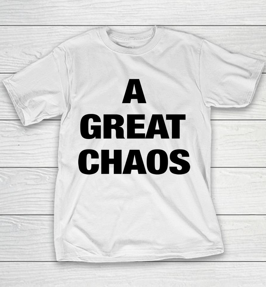 A Great Chaos White Youth T-Shirt