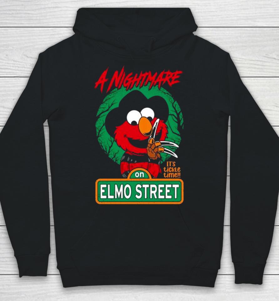 A Nightmare On Elmo Street It’s Tickle Time Halloween 2023 Hoodie
