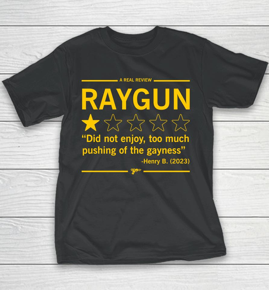 A Real Review Raygun Youth T-Shirt