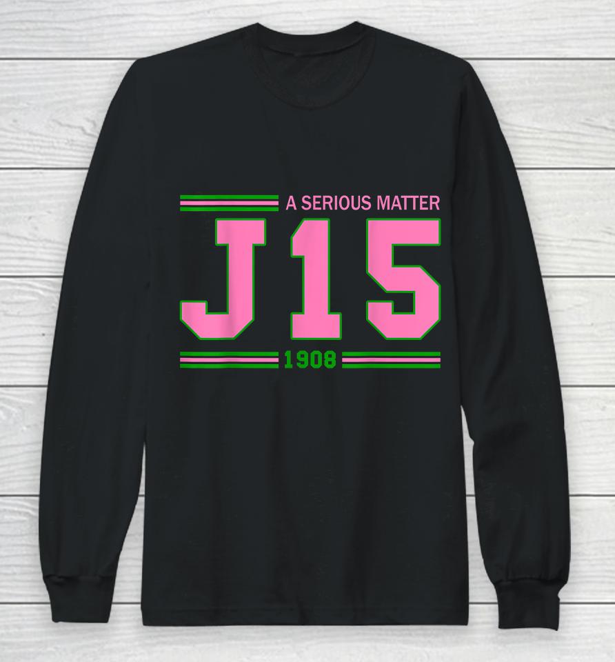 A Serious Matter J15 Founder's Day Pink And Green Aka Women Long Sleeve T-Shirt