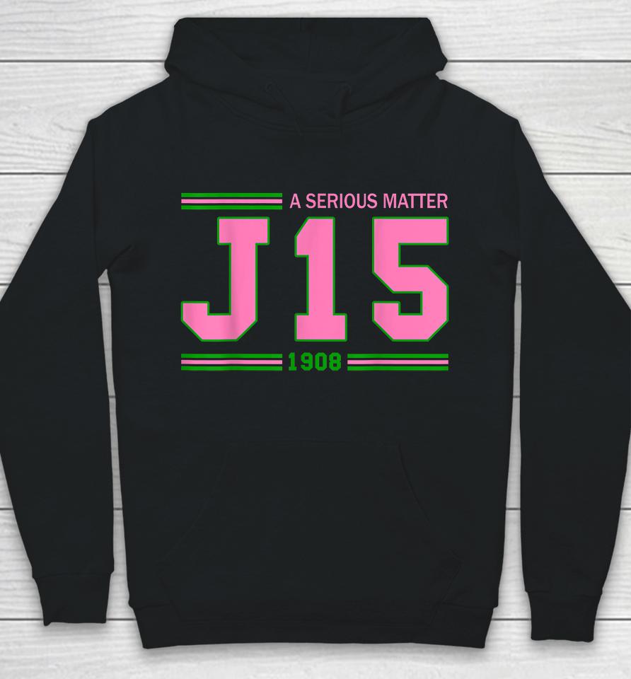 A Serious Matter J15 Founder's Day Pink And Green Aka Women Hoodie