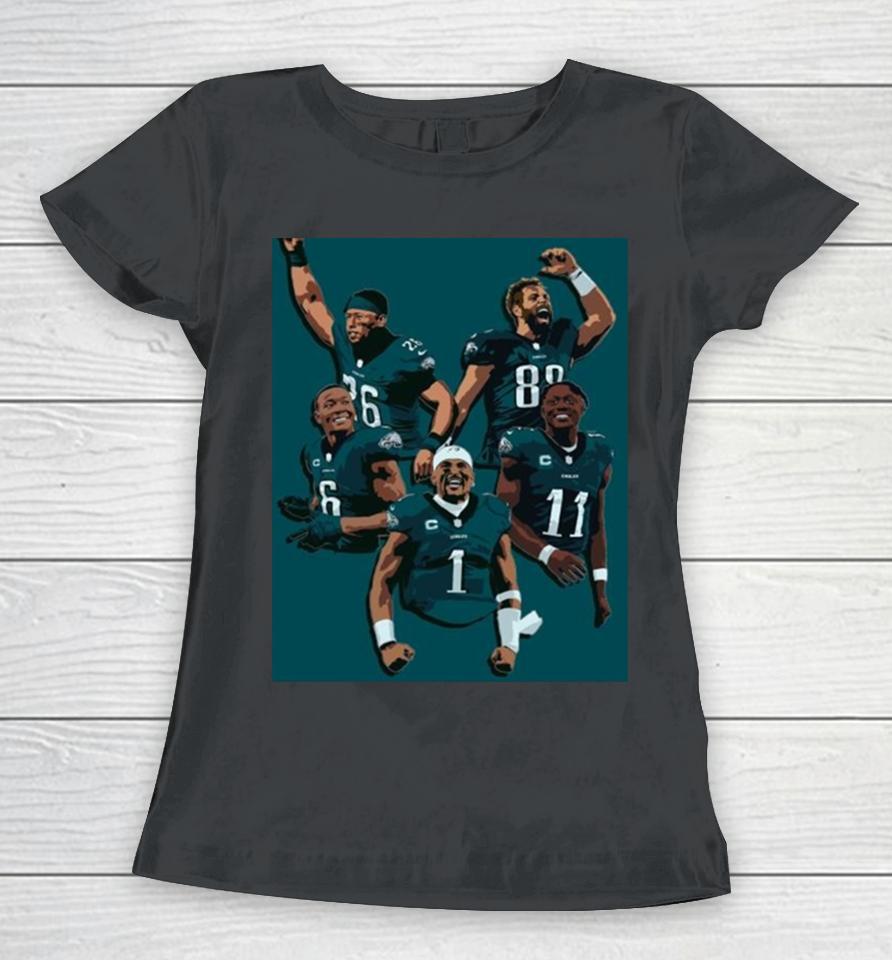 A Work Of Art Literally For Philadelphia Eagles Nfl Women T-Shirt