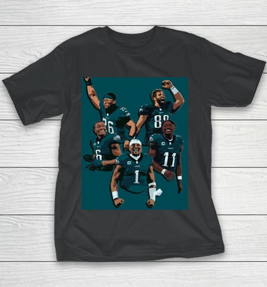 A Work Of Art Literally For Philadelphia Eagles Nfl Youth T-Shirt