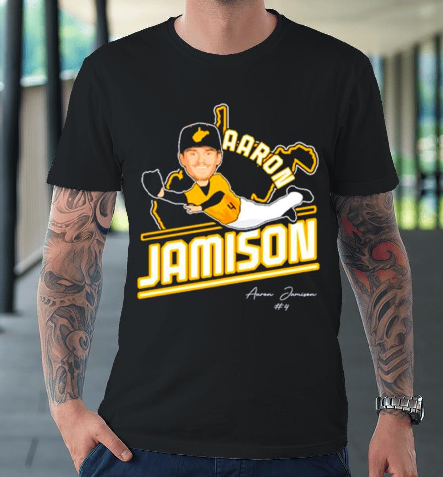 Aaron Jamison West Virginia University Cartoon 2023 Premium T-Shirt