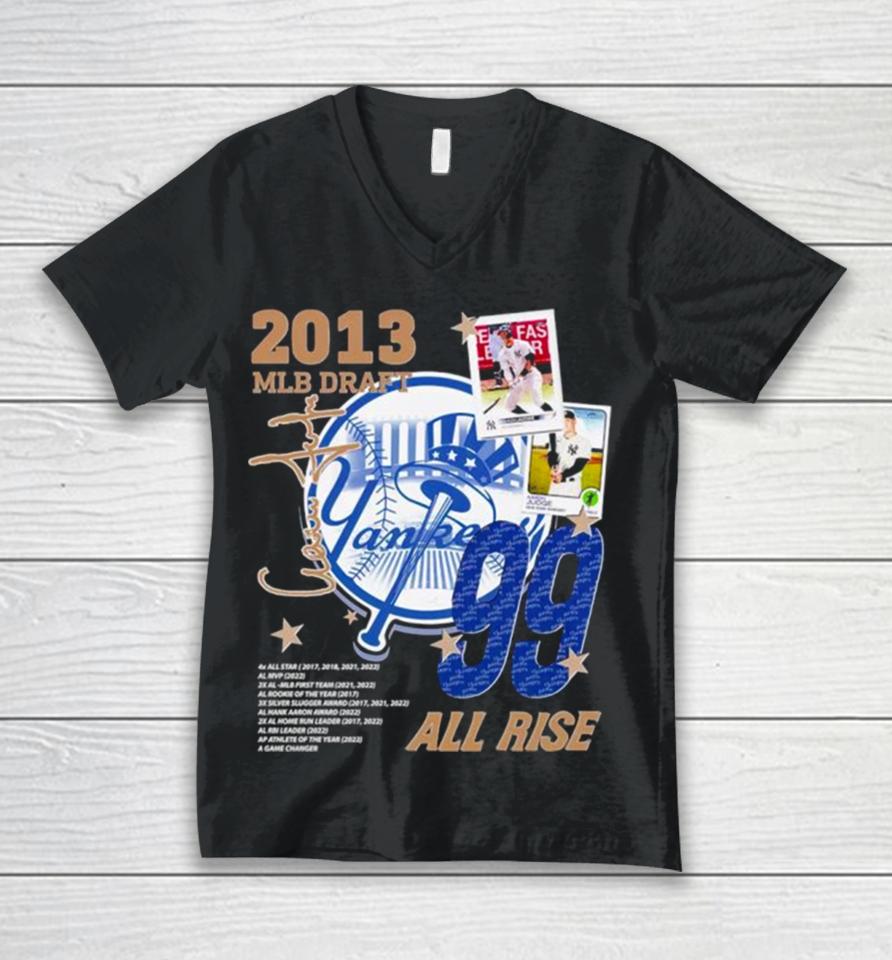 Aaron Judge 2013 Mlb Draft All Rise Vintage Unisex V-Neck T-Shirt