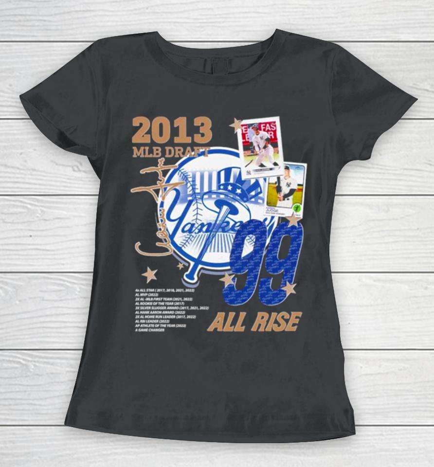 Aaron Judge 2013 Mlb Draft All Rise Vintage Women T-Shirt