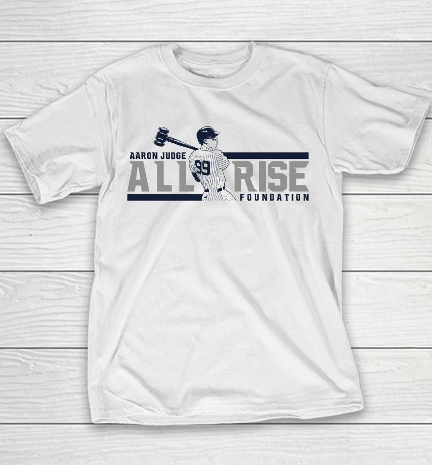 Aaron Judge All Rise Foundation Logo Youth T-Shirt
