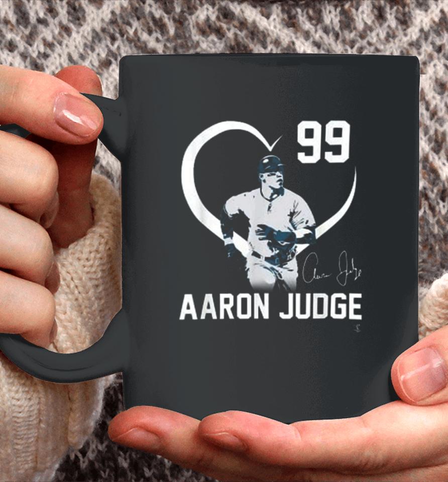 Aaron Judge Player Heart Signature Shirt Coffee Mug
