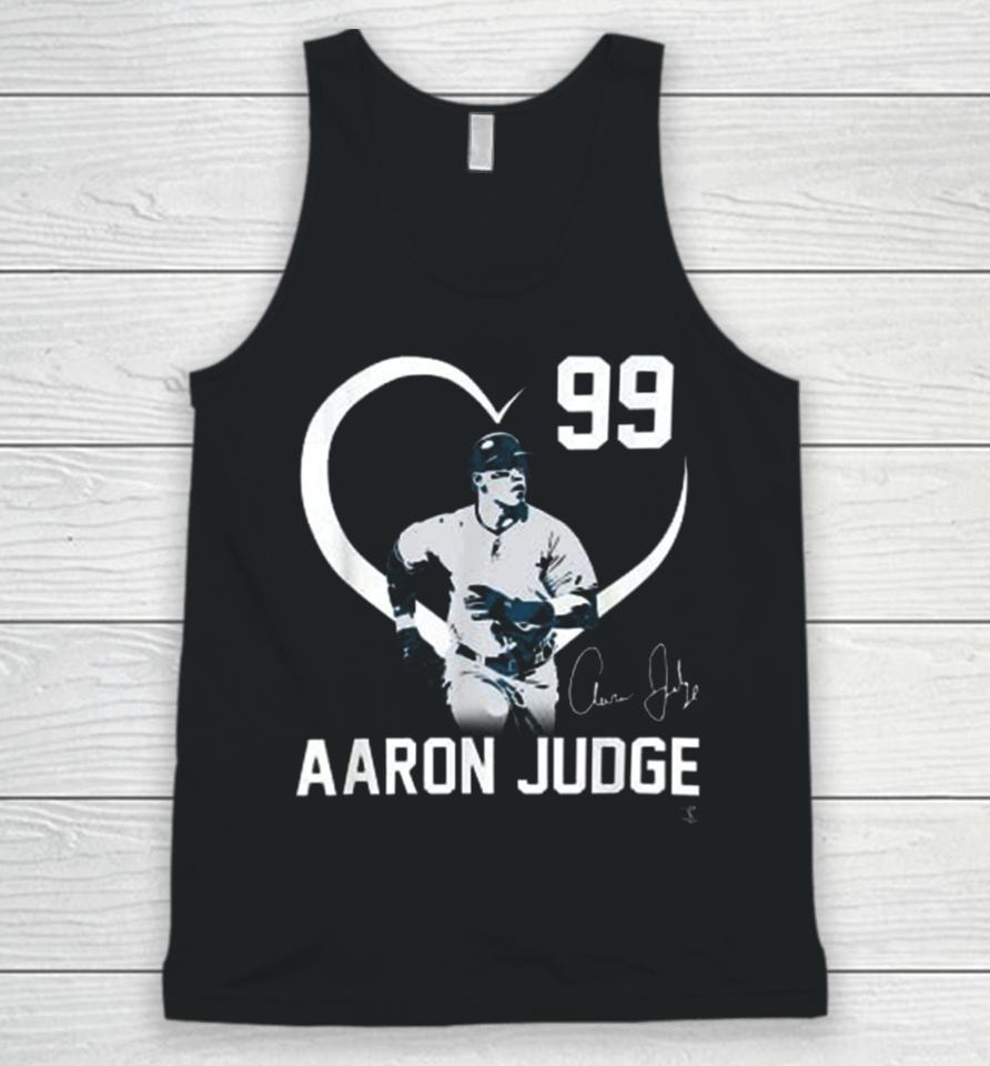 Aaron Judge Player Heart Signature Shirt Unisex Tank Top
