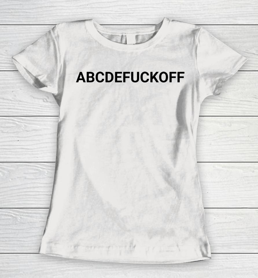 Abcdefuckoff White Women T-Shirt